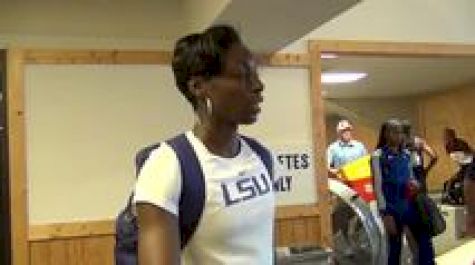 Kimberlyn Duncan wins 100 semi in 1111 into negative wind at 2012 NCAA Outdoor Champs