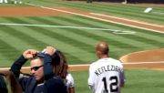 Meb - First Pitch @ San Diego Padres 6-6-12