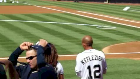 Meb - First Pitch @ San Diego Padres 6-6-12