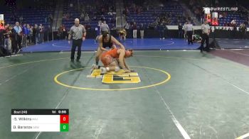 195 lbs Prelims - Sampson Wilkins, Mount Anthony vs David Baranov, Agawam