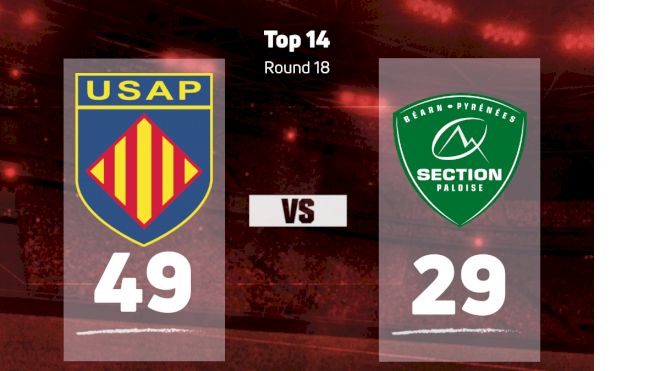 2023 Perpignan vs Section Paloise