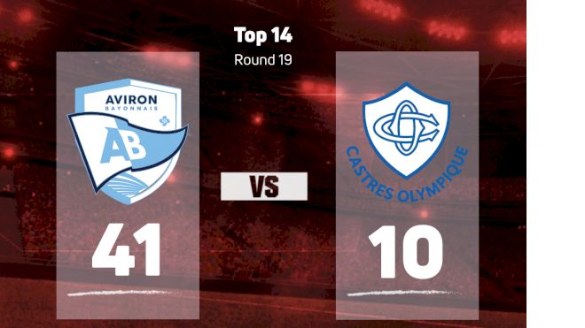 2023 Aviron Bayonnais vs Castres Olympique