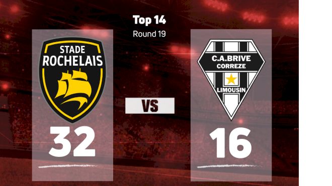 2023 Stade Rochelais vs CA Brive