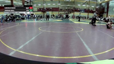 126 lbs Cons. Round 5 - Lincoln Rohr, Massillon Perry vs Jordan Bell, St Plus X
