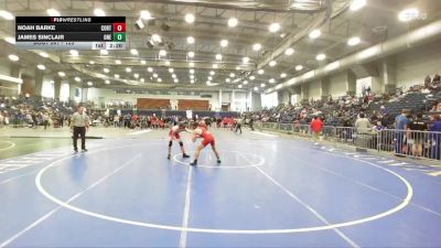 125 lbs Cons. Round 2 - Noah Barke, Cortland vs James Sinclair, Oneonta State