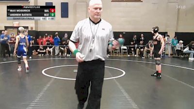106 lbs Quarterfinal - Max Mosurick, Wayland vs Andrew Batista, Worcester Tech