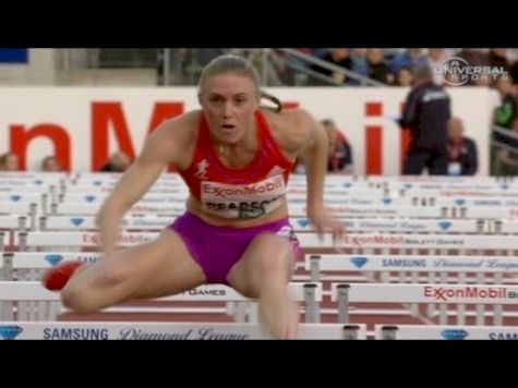 Sally Pearson runs 12.49 at 2012 Oslo Bislett Diamond League