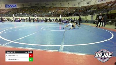 100 lbs Consi Of 8 #1 - Eastin Province, Collinsville Cardinal Youth Wrestling vs Charlie Robinson, Best Trained