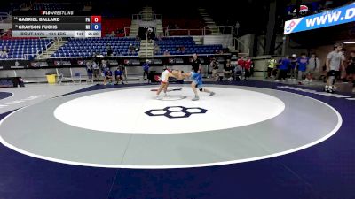 144 lbs Cons. Sub-quarters - Gabriel Ballard, PA vs Grayson Fuchs, MI