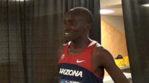 Lawi Lalang kicks hard to get through to the 1500m final at 2012 NCAA Outdoor Champs