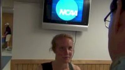 Allie Woodward after 5th place in 10k at 2012 NCAA Outdoor Champs