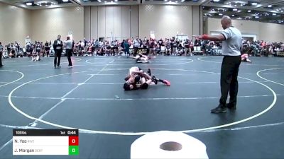 106 lbs Consi Of 8 #1 - Jamaury Morgan, Ocrtc vs Noah Yoo, Riverside Rascals