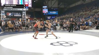 150 lbs Champ. Rd Of 64 - Hunter Gordon, Texas vs Levi Shivers, Alaska