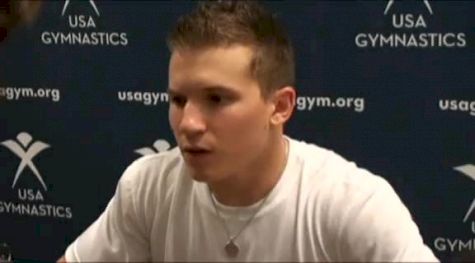 Jonathan Horton talks about freaking out before the competition