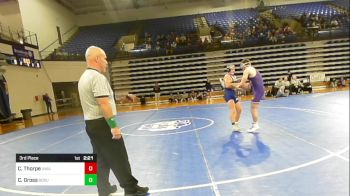 141 lbs 3rd Place - Connor Thorpe, Northern Iowa vs Caleb Gross, South Dakota State