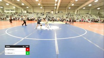 152 lbs Round Of 32 - Jesse DeFonce, CT vs Konlin Weaver, GA