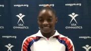 Simone Biles improves bars; 3rd after prelims
