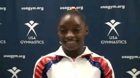 Simone Biles improves bars; 3rd after prelims