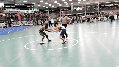 6 - 113 lbs Champ. Round 1 - Kaye Ellis, Langley vs Michael Santos, West Springfield