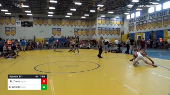 132 lbs Round Of 64 - Matthew Owen, Wakulla vs Caleb George, Unattached