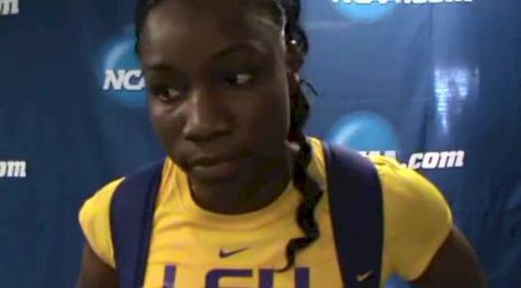 Kimberlyn Duncan and Semoy Hackett of LSU 2nd &3rd 100m 2012 NCAA Outdoor Champs