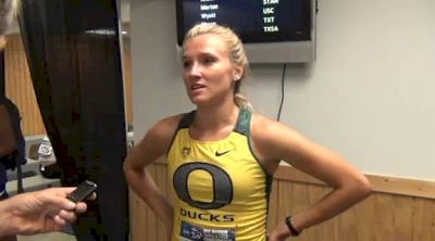 Brianne Theisen breaks heptathlon PR and discusses taking relaxed approach at 2012 NCAA Outdoor Champs