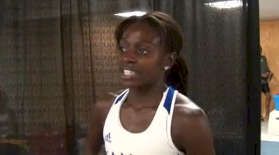 Diamond Dixon after 3rd place in 400m at 2012 NCAA Outdoor Champs