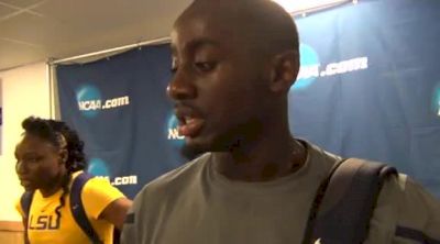 Harry Adams part 2 after 2nd place in close 100m finish at 2012 NCAA Outdoor Champs