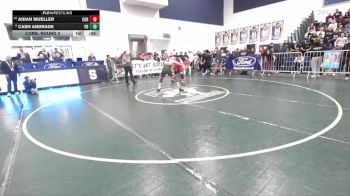 132 lbs Cons. Round 2 - Aidan Mueller, Corona vs Cash Andrade, Palm Desert