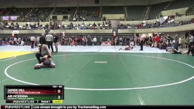 85 lbs Quarterfinal - Ari McKenna, Maverick Training Center vs Jameis Hill, Chickasaw Elite Wrestling Club