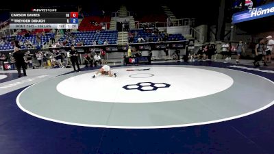 106 lbs Cons. Rd Of 32 - Carson Davies, CA vs Treyden Diduch, IL