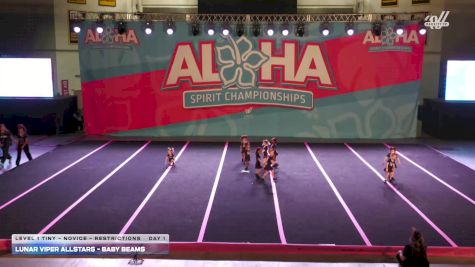 Lunar Viper Allstars - Baby Beams [2026 L1 Tiny - Novice - Restrictions Day 1] 2026 Aloha Baltimore Showdown