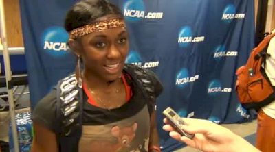 Christina Manning 1st 100 hurdles on battling headwind and fashion choices at 2012 NCAA Outdoor Champs