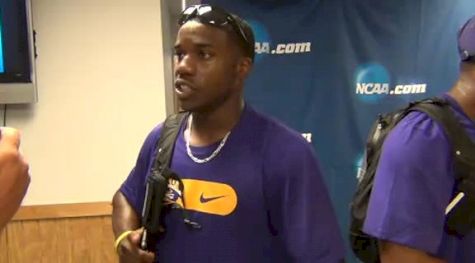 Keyth Talley runs 3rd leg on LSU's winning 4x100 at 2012 NCAA Outdoor Champs