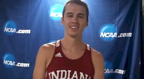 Andy Bayer after dramatic first NCAA title in 1500 at 2012 NCAA Outdoor Champs