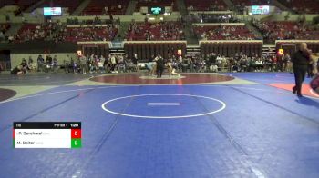 116 lbs Quarterfinal - Piper Gershmel, Darkhorse Wrestling Club vs Madalyn Deiter, North Montana Wrestling Club