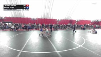 126 lbs Quarterfinal - Martez Sheard, La Crosse Area Wrestlers vs Samuel Fahey, RT Elite Wrestling