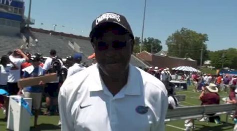 Mike Holloway Florida coach after school's first outdoor title at 2012 NCAA Outdoor Champs