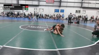 113 lbs Allday - Justin Campos, SLY FOX WRESTLING CLUB vs Eli Davis, RALEIGH AREA WOLFPACK RED