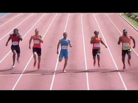 Santos wins 400m over Wariner at 2012 adidas Grand Prix