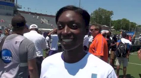 Kimberlyn Duncan after big weekend and LSU team title at 2012 NCAA Outdoor Champs