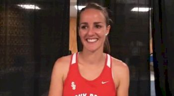 Lucy Van Dalen indoor champ finishes 4th in 1500 at 2012 NCAA Outdoor Champs