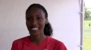 Ajee Wilson Mixing it up with the Pros in 800 at 2012 adidas Grand Prix