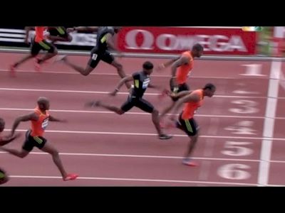 Yohan Blake wins Men's 100m at 2012 adidas Grand Prix