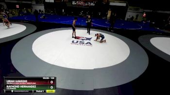 126 lbs Champ. Round 3 - Uriah Hawkins, Valhalla High School Wrestling vs Raymond Hernandez, California