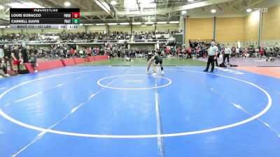 157 lbs Round Of 16 - Louis Soracco, Fairfield Warde vs Carnell Davis, Ponaganset