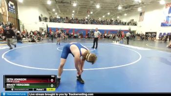 152 lbs Champ. Round 2 - Seth Johnson, Coeur D Alene vs Brady Vergobbi, Kellogg