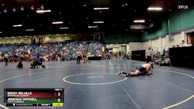 190 lbs Champ. Round 2 - Brody Belville, Brentwood Academy vs Jeremiah Mitchell, South Florence