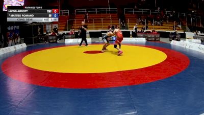 57kg Cons. Semi - Jacob Abbott, Team Impact Wrestling Club vs Matteo Romano, Brock WC