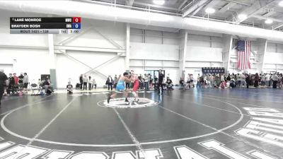 138 lbs 3rd Place Match - Lane Monroe, Millard Wrestling Club vs Brayden Bosh, Sanderson Wrestling Academy